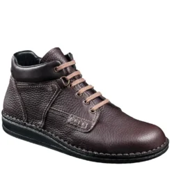 FINN COMFORT LINZ SCARPONCINO IN PELLE CON LACCI MARRONE CAFFE