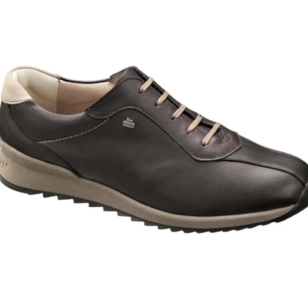 FINN COMFORT SCARPA DA TENNIS DONNA SARNIA VERA PELLE GRIZZLY/SAND - MARRONE/SABBIA