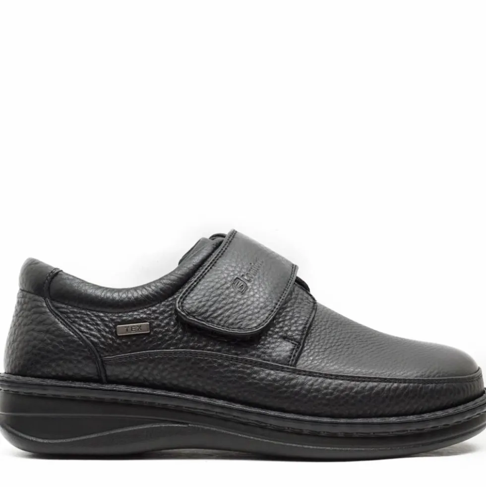 G-COMFORT SCARPA UOMO A CALZATA MAXI IN PELLAME EXTRAMORBIDO CON STRAPPO