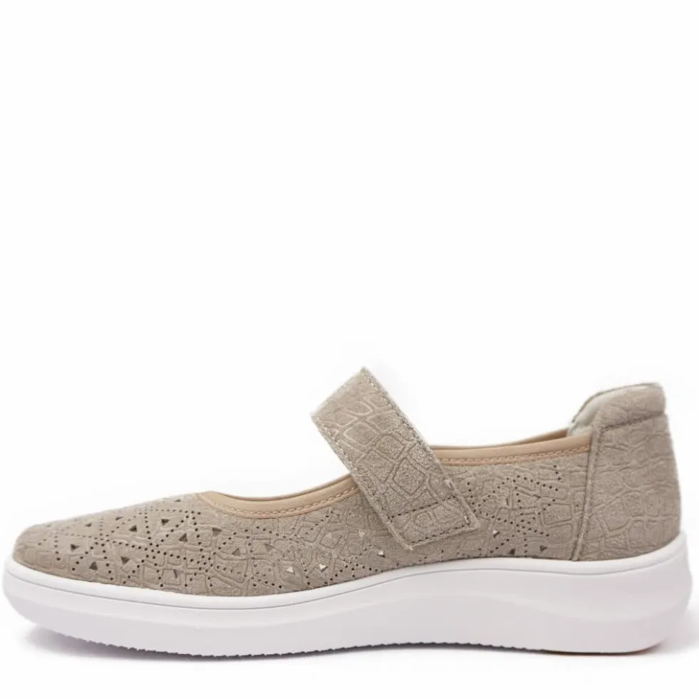 G-COMFORT SCARPETTA BALLERINA CON STRAPPO CALZATA MAXI