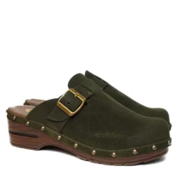 GLOVE ZOCCOLI IN PLANTARE SUPER COMFORT CAMOSCIO MILITARE