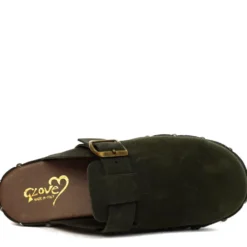 GLOVE ZOCCOLI IN PLANTARE SUPER COMFORT CAMOSCIO MILITARE