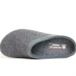 HAFLINGER CIABATTA IN FELTRO DI LANA TORBEN UOMO/DONNA GRAFITE
