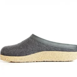 HAFLINGER CIABATTA IN FELTRO DI LANA TORBEN UOMO/DONNA GRAFITE