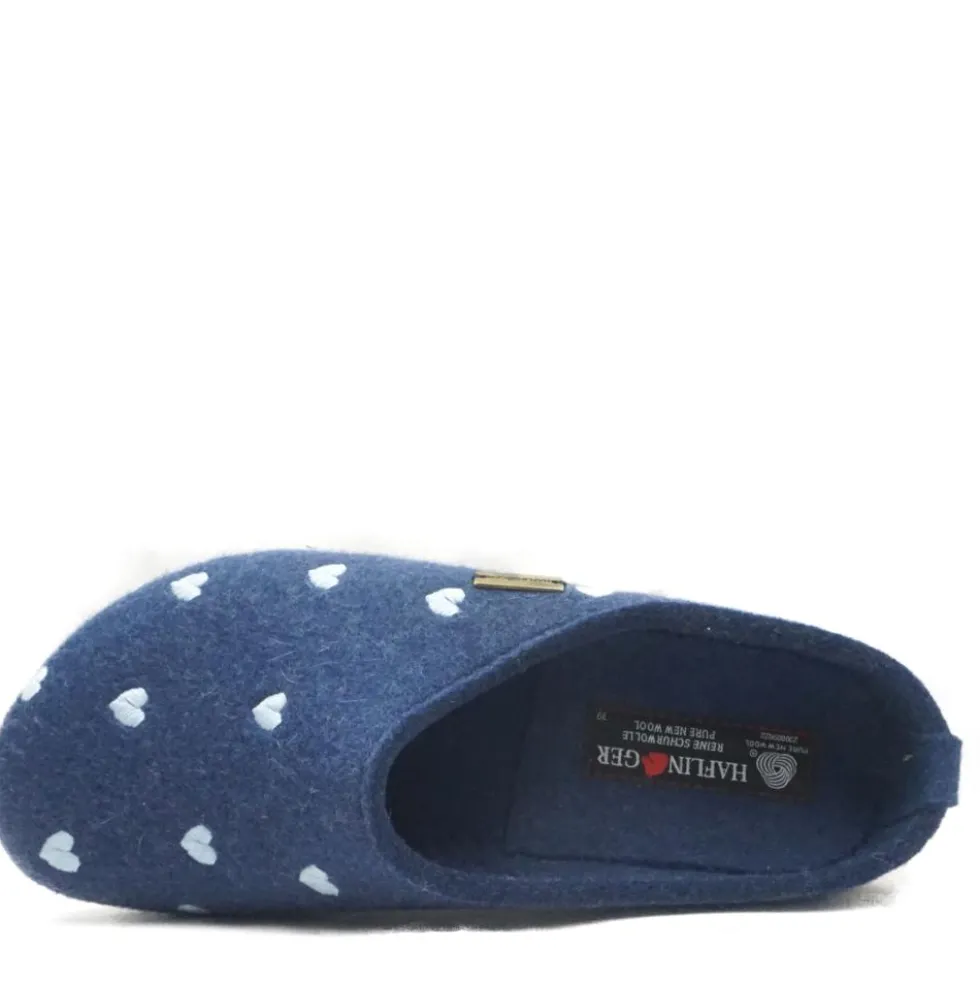 HAFLINGER CUORICINI PANTOFOLE DONNA FELTRO DI LANAJEANS