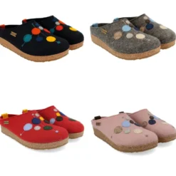 HAFLINGER FAIBLE PANTOFOLE IN FELTRO DI LANA UOMO DONNA