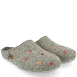 HAFLINGER FARFALLINE PANTOFOLE COLORATE DONNA IN FELTRO DI LANA