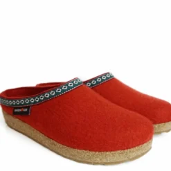HAFLINGER FRANZL CIABATTA IN FELTRO DI LANA DONNA TERRACOTTA