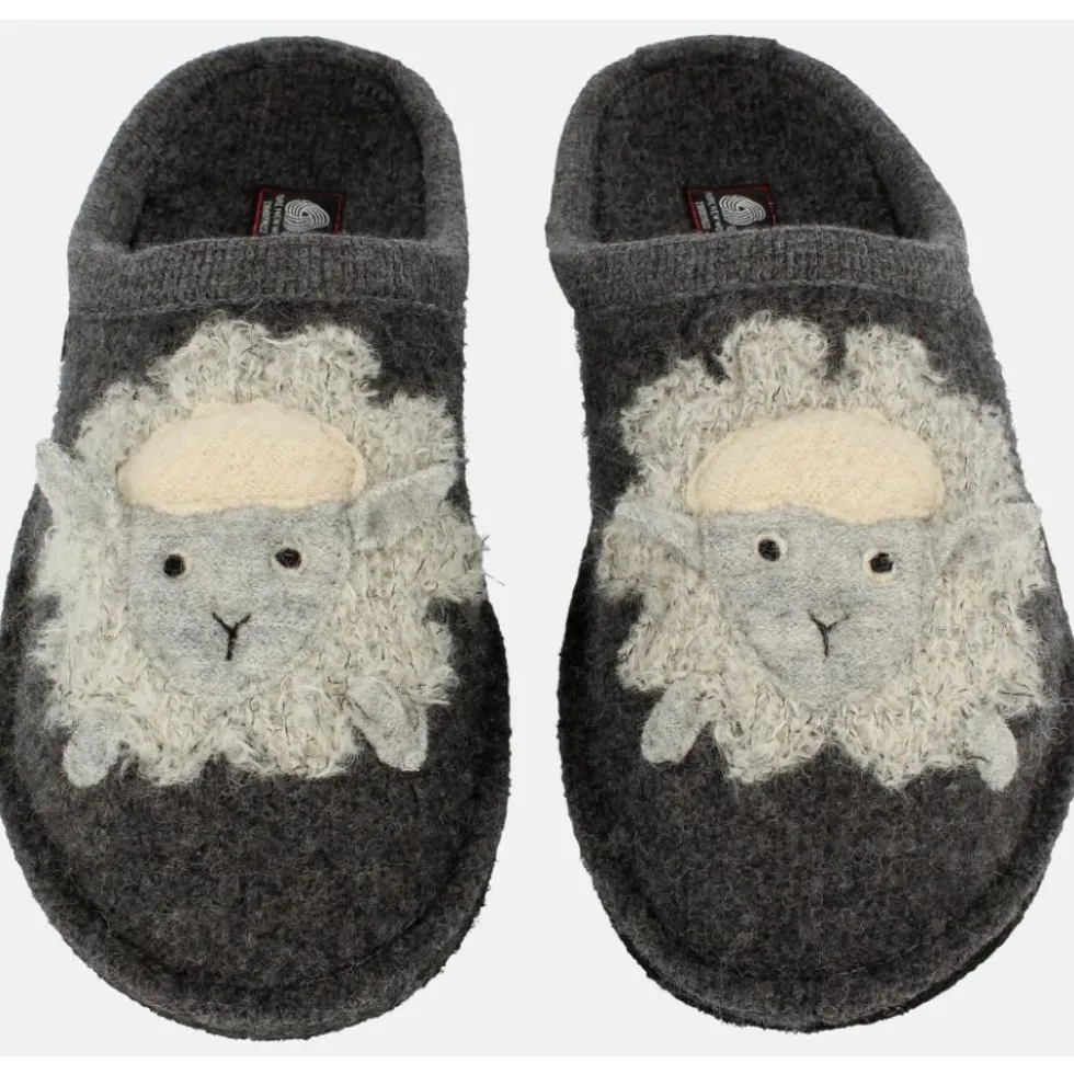 HAFLINGER LAMBY CIABATTA IN PURA LANA VERGINE SUPER CALDA