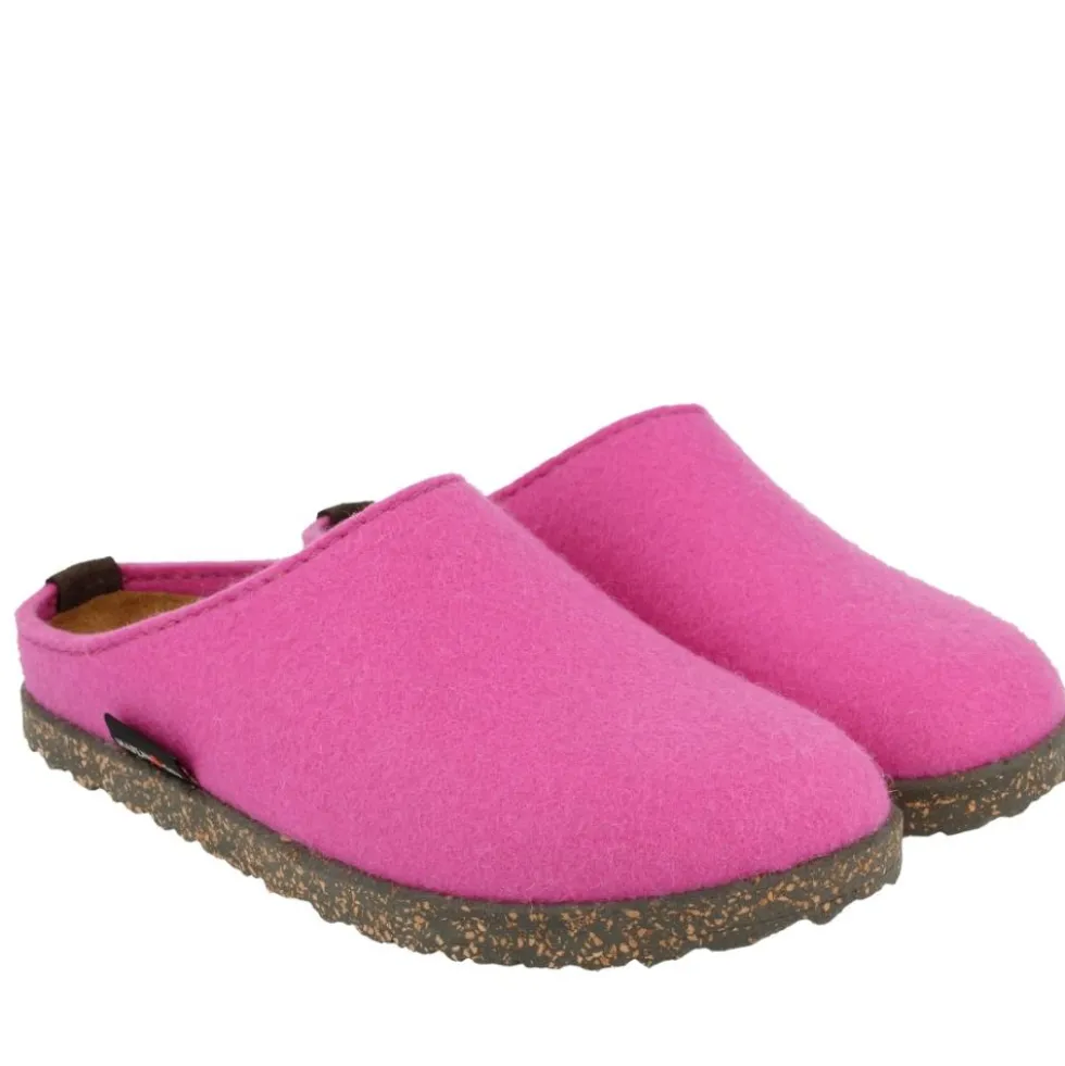HAFLINGER MANHATTAN CIABATTA IN PURA LANA ROSA