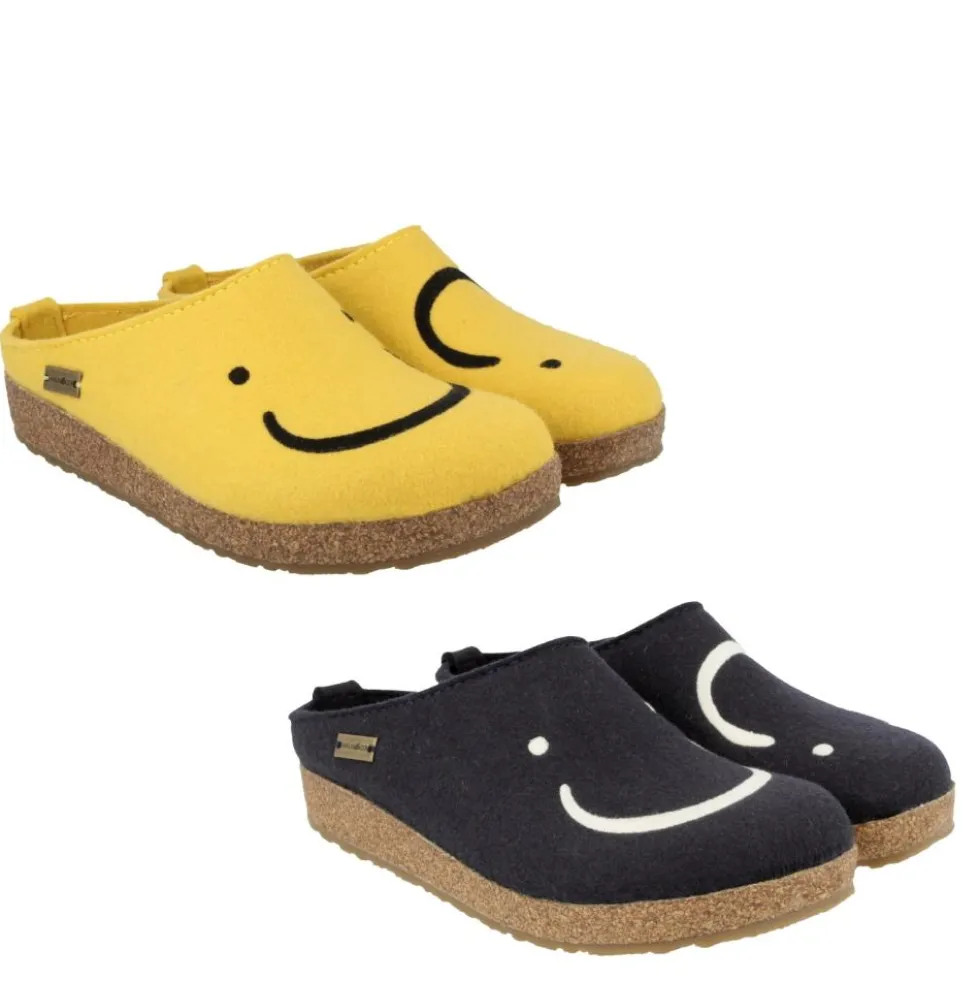 HAFLINGER SMILE LEUCHTGELB CIABATTE LANA GIALLO SMILE
