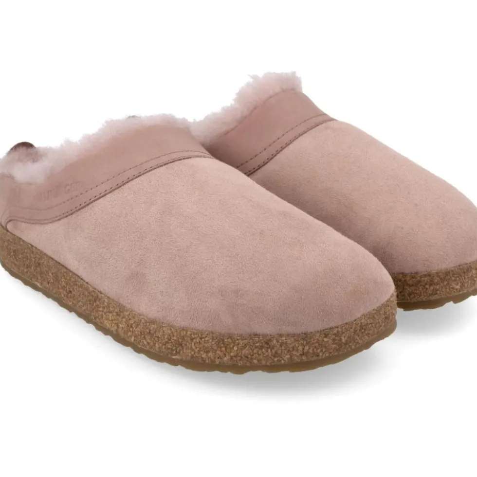 HAFLINGER SNOWBIRD CALDE PANTOFOLE CON PELO DONNA UNISEX