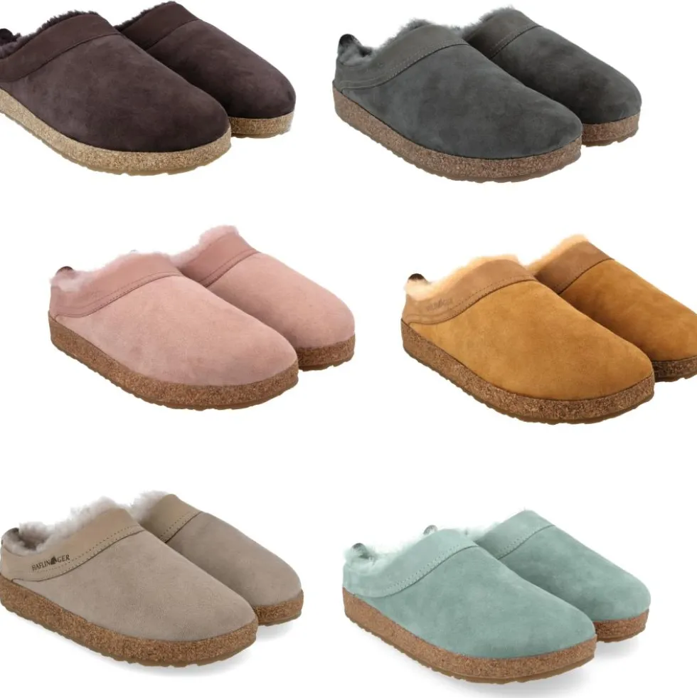 HAFLINGER SNOWBIRD CALDE PANTOFOLE CON PELO DONNA UNISEX