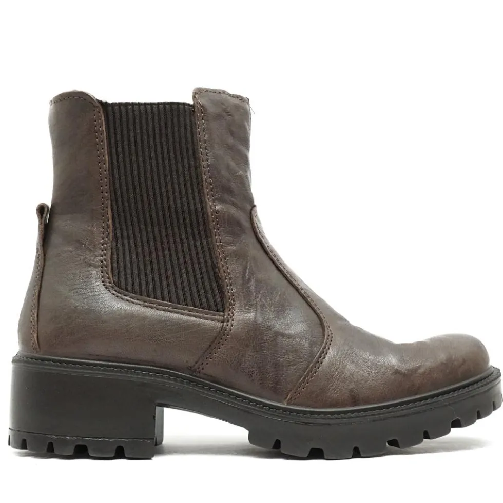 IGI&CO STIVALETTO DONNA IN PELLE ELASTICO CON CERNIERA LATERALE