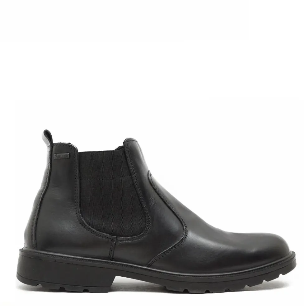 IGI&CO STIVALETTO UOMO GORE-TEX IN PELLE ELASTICO CON CERNIERA LATERALE