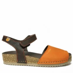 JUNGLA SANDALO DONNA MONOFASCIA CON STRAP ARANCIONE