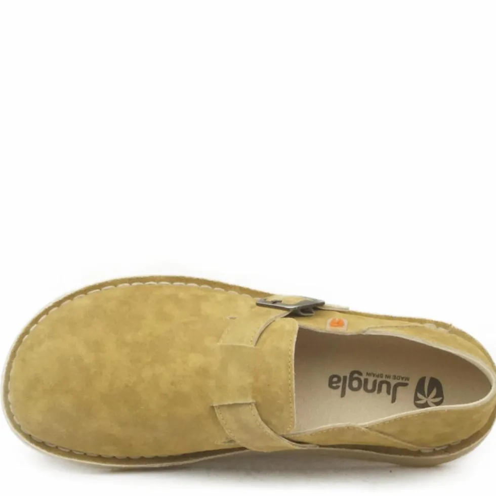 JUNGLA SCARPETTA STILE CAMDEN IN FINE CAMOSCIO ULTRA COMFORT