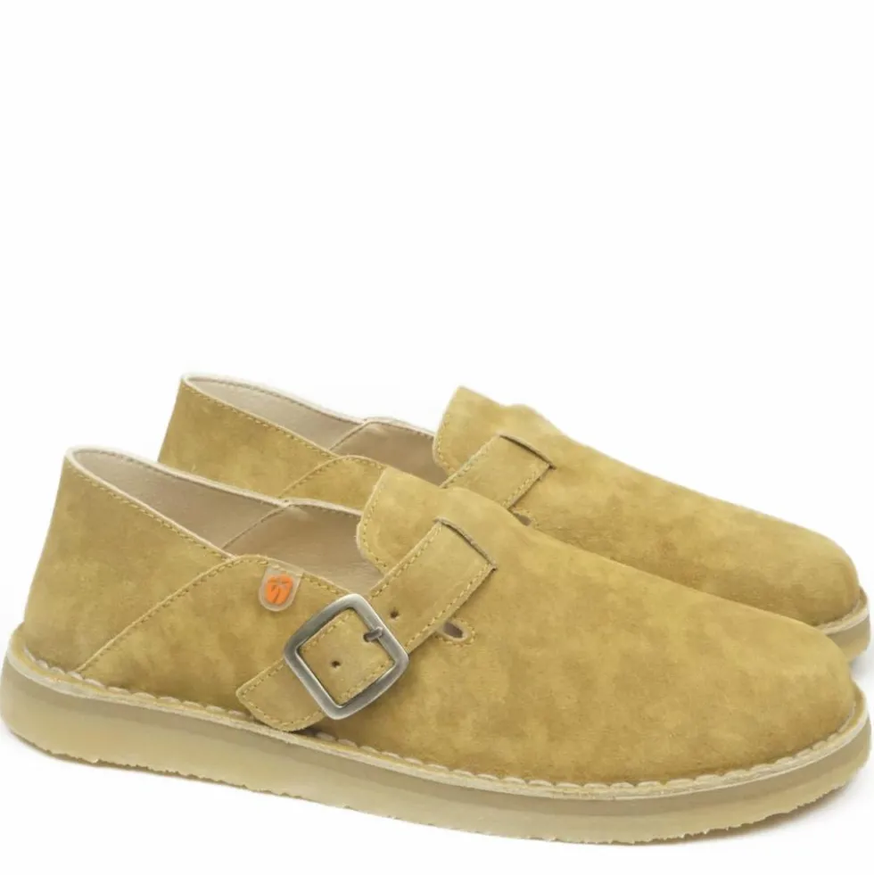 JUNGLA SCARPETTA STILE CAMDEN IN FINE CAMOSCIO ULTRA COMFORT