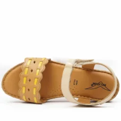 KELIDON SANDALI ZEPPA CUSHION SUPER MORBIDA PASSANTE A STRAPPO