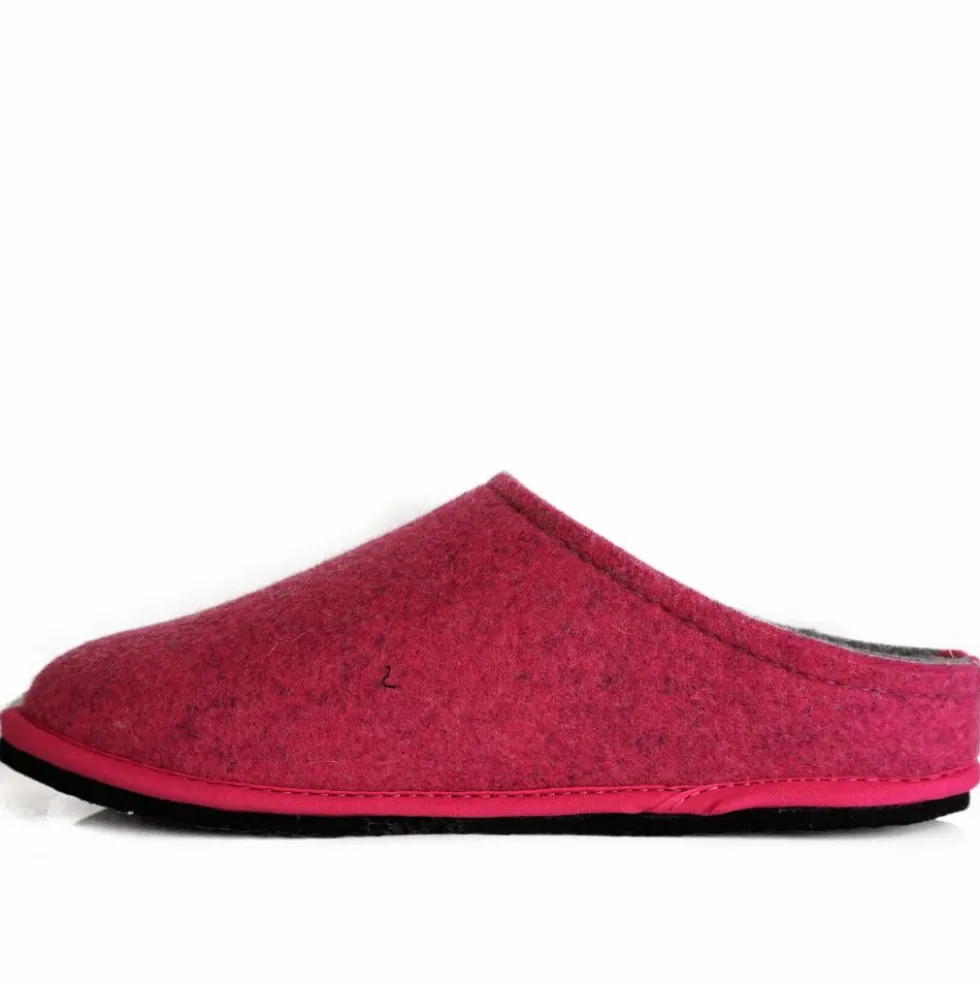 LOWENWEISS EASY BICOLOR CIABATTE LANA FUCSIA GRIGIO PLANTARE ESTRAIBILE