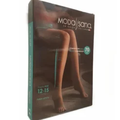 MODASANA AUTOREGGENTE 70 DEN MAGLIA A NIDO 12/15 MMHG PUNTA APERTA