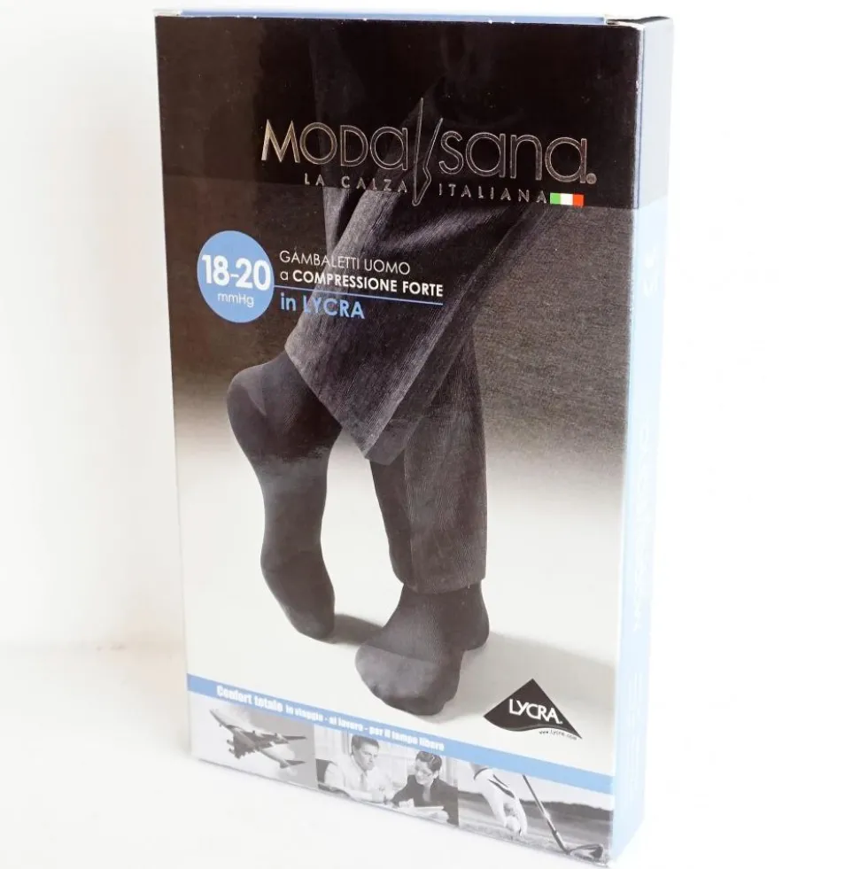 MODASANA GAMBALETTO UOMO COMPRESSIONE 18/20 FORTE LYCRA