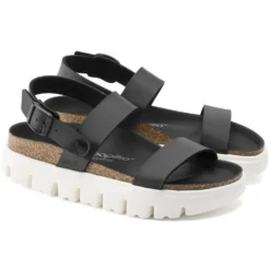 PAPILLIO CAMERON CHUNKY DAMASKO BLACK NERO SANDALI DONNA CON ZEPPA 1015910