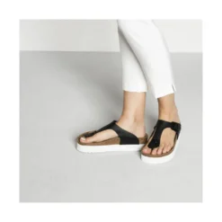 PAPILLIO GIZEH PLATFORM INFRADITO DONNA MARBLE NERO
