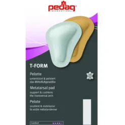 PEDAG T-FORM CUSCINO DI SOSTEGNO PER TESTE METATARSALI FORMA A T