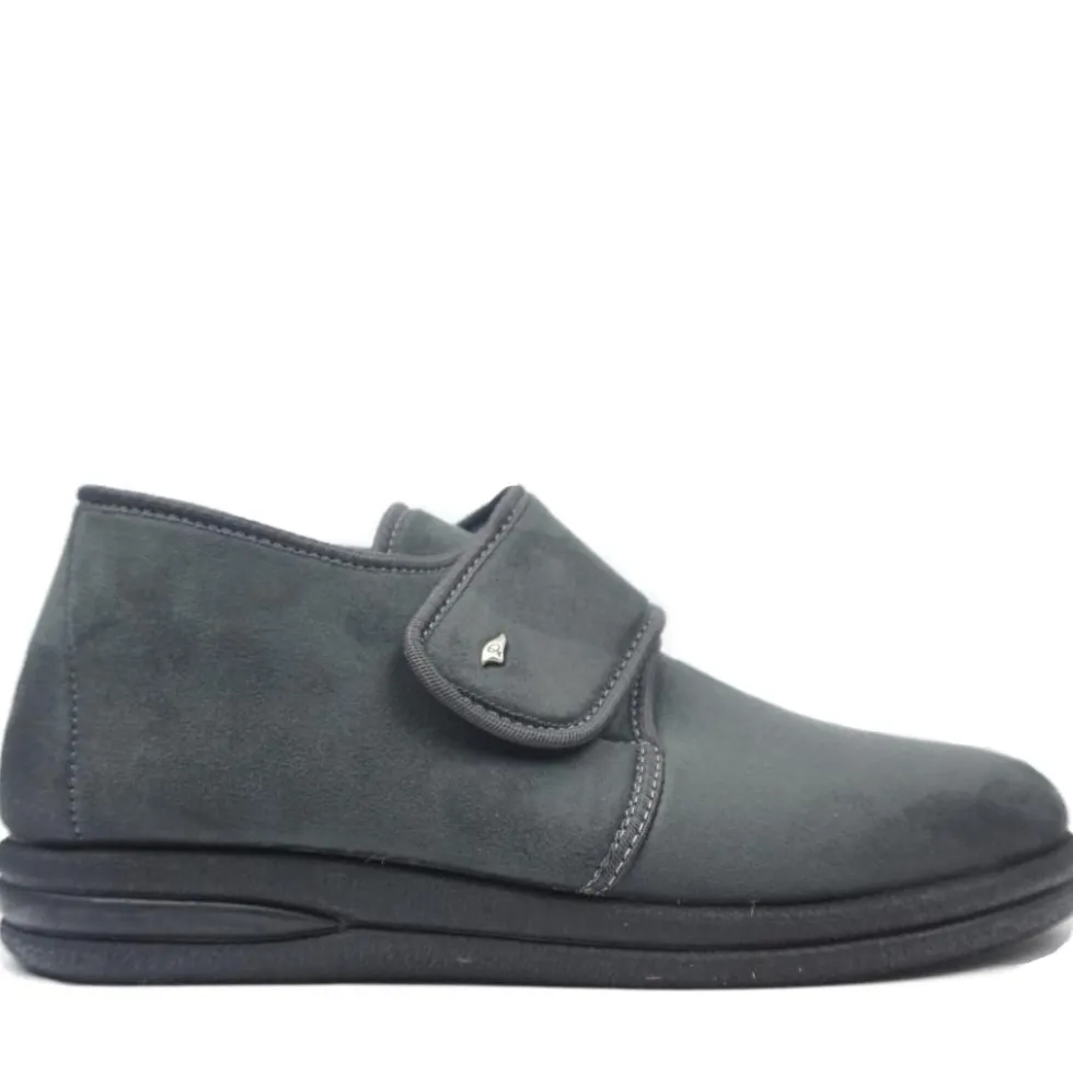 PODOLINE LORETO PANTOFOLONA IN CAMOSCIO STRETCH CON STRAPPO