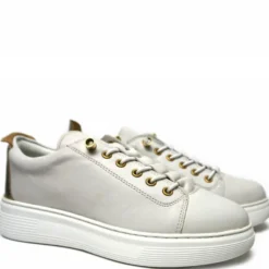 RAME SNEAKERS DONNA IN PELLE CON LACCETTI REGOLABILI