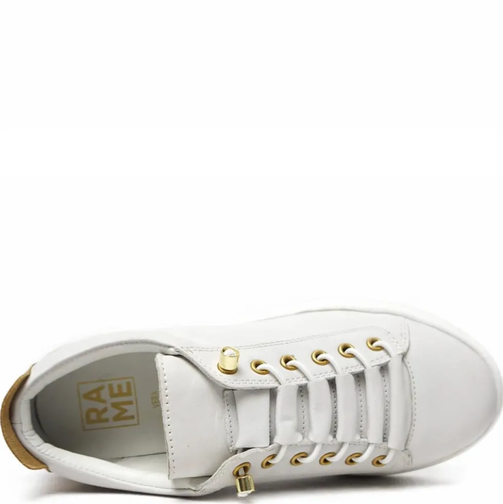 RAME SNEAKERS DONNA IN PELLE CON LACCETTI REGOLABILI