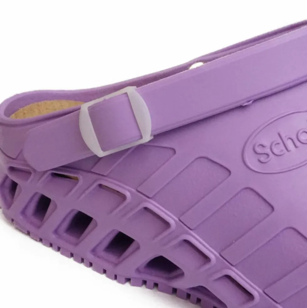 SCHOLL ZOCCOLI PROFESSIONAL CLOGS EVO ORIGINAL LILLA MEDICALI CUOCHI E INFERMIERI