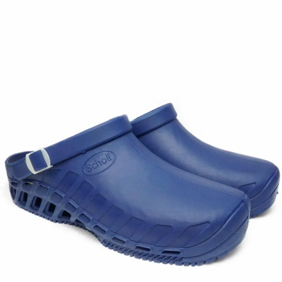SCHOLL ZOCCOLI PROFESSIONALI EVO ORIGINAL BLU PERSONALE SANITARIO E CUOCHI