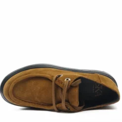 SKA SHOES SCARPETTA STRINGATA CAMOSCIO FONDO SUPER LEGGERO