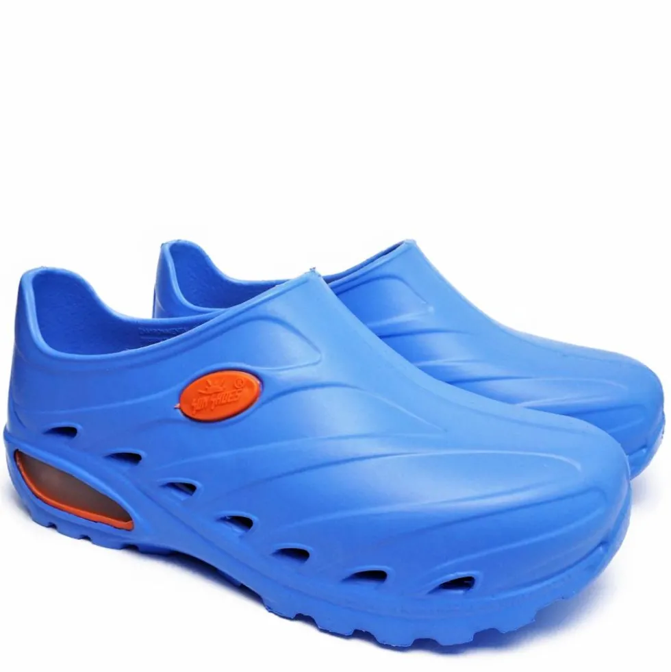 SUN SHOES ZOCCOLI PROFESSIONALI EVA ANTISCIVOLO PERSONALE SANITARIO CUOCHI AZZURRO