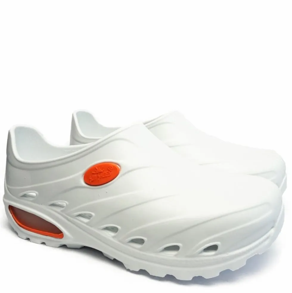SUN SHOES ZOCCOLI PROFESSIONALI EVA ANTISCIVOLO PERSONALE SANITARIO CUOCHI BIANCO