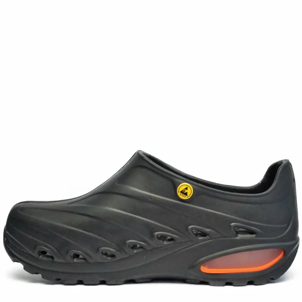SUN SHOES ZOCCOLI PROFESSIONALI EVA ANTISCIVOLO PERSONALE SANITARIO CUOCHI NERO