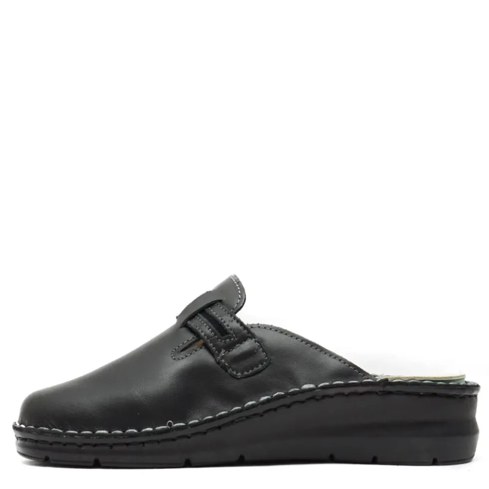 SUSIMODA CIABATTE DONNA CON CINTURINO A STRAPPO VITELLO PERLATO