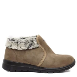 SUSIMODA PANTOFOLA STIVALETTO CON PELO IN MICROFIBRA PLANTARE ESTRAIBILE