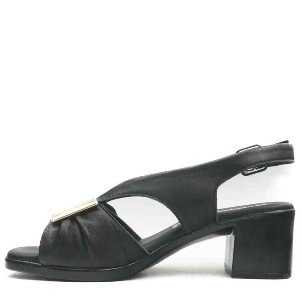 SUSIMODA SANDALO ELEGANTE TACCO COMODO PIUMAFLEX
