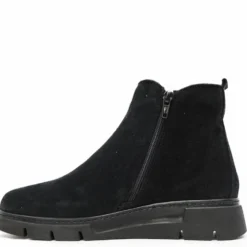 SUSIMODA STIVALETTO CALZATA MAXI IN MORBIDO CAMOSCIO CON CERNIERA