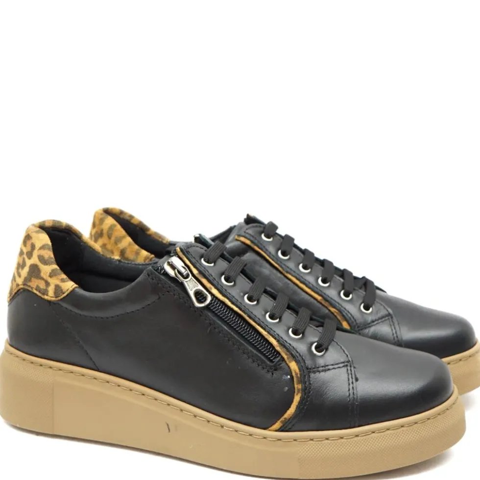 SUSIMODA TENNIS DONNA IN PELLE DI VITELLO CON PLANTARE ESTRAIBILE