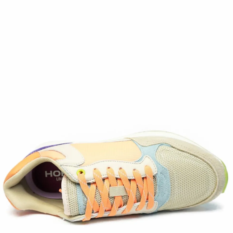 THE HOFF LIMA SNEAKER DONNA IN CAMOSCIO E TESSUTO PLANTARE ESTRAIBILE ROSA BEIGE