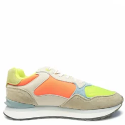 THE HOFF VALENCIA SNEAKER DONNA IN CAMOSCIO E TESSUTO PLANTARE ESTRAIBILE VERDE ROSA