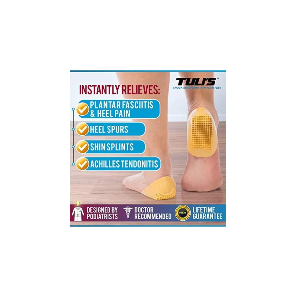 TULI'S HEAVY DUTY HEEL CAPS COPPA TALLONE USO QUOTIDIANO PER TALLONITE