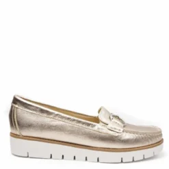 VASSANELLI MADE IN ITALY MOCASSINO NAPPA PLATINO