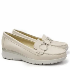 VASSANELLI MADE IN ITALY MOCASSINO NAPPA PLATINO