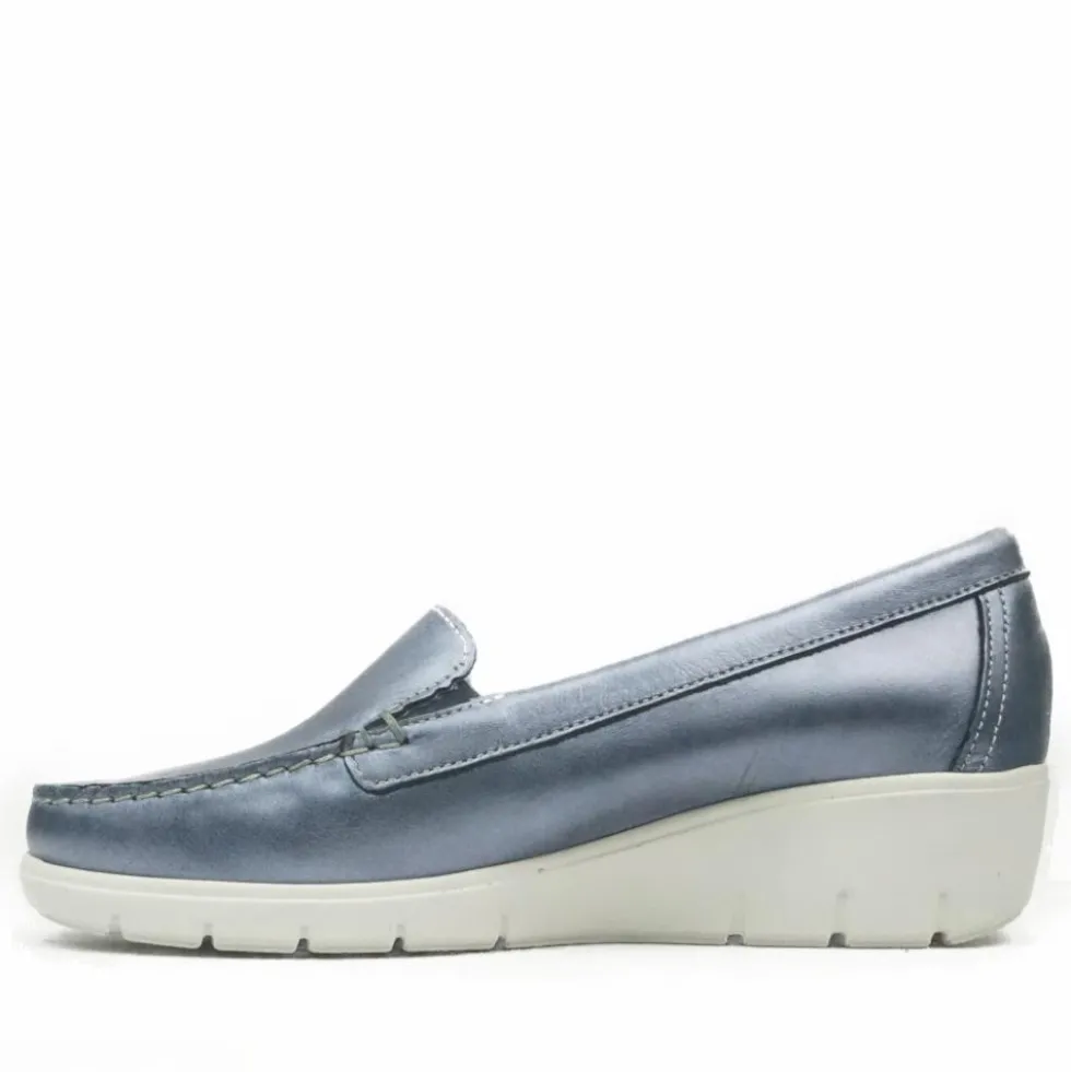 VASSANELLI MOCASSINO IN PELLE ZEPPA ALTA MADE IN ITALY
