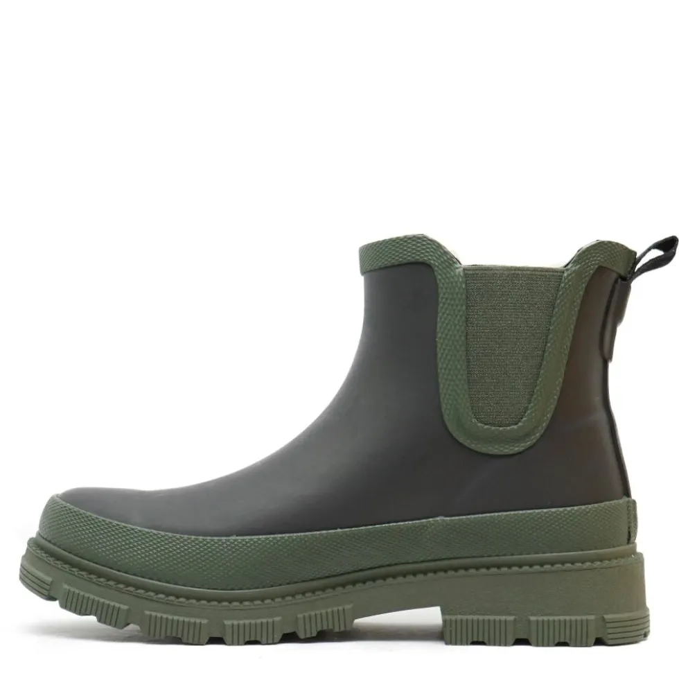 VERBENAS LUA CHELSEA BOOTS DONNA CON PELO BLACK KAKI